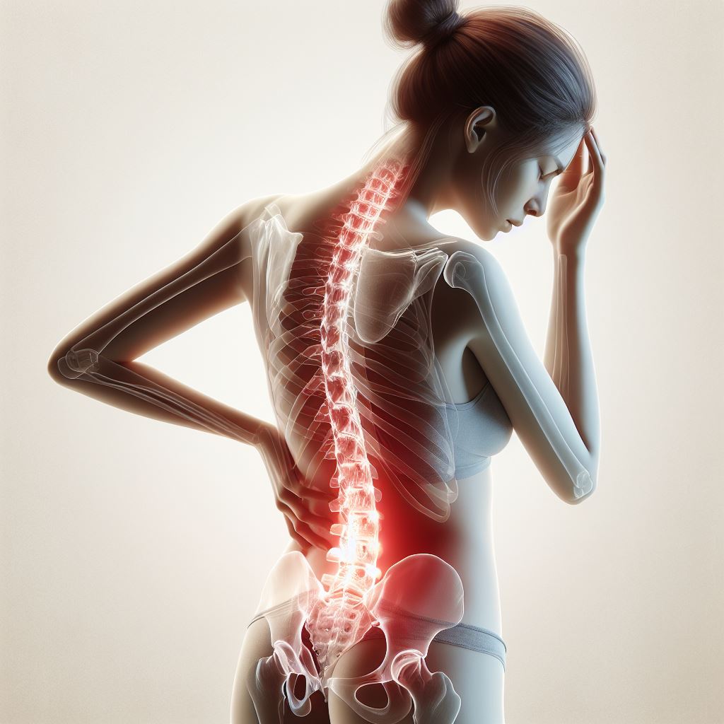 Žena s výhřezem ploténky